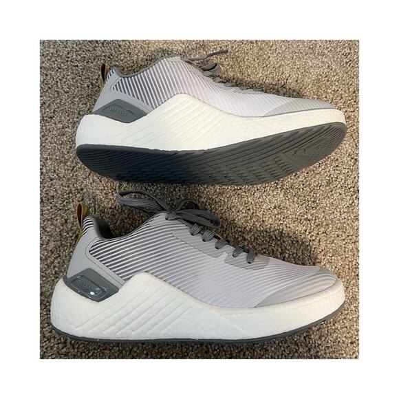 NWOT Velaasa Raptor Grey and Gold Weightlifting Workout Shoes Women's 7.5 - Picture 3 of 8